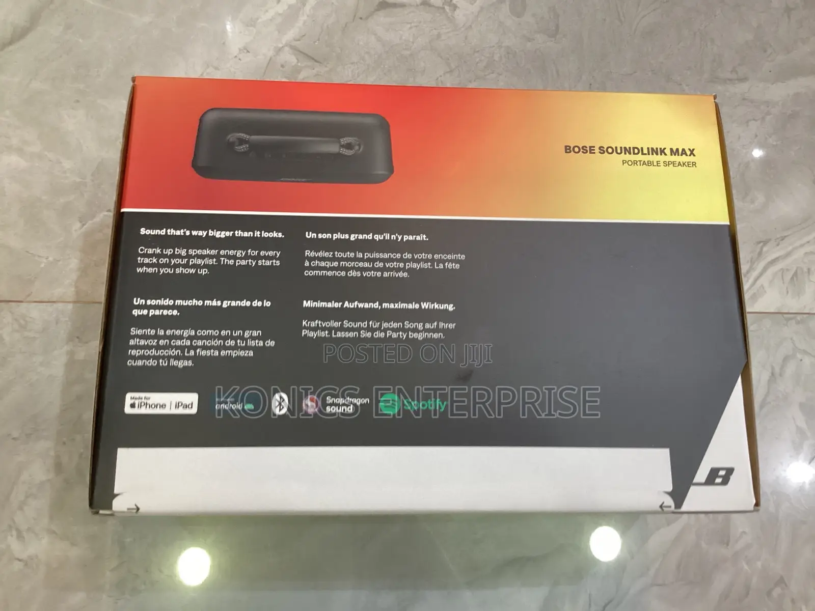 Bose Soundlink Max Portable Speaker