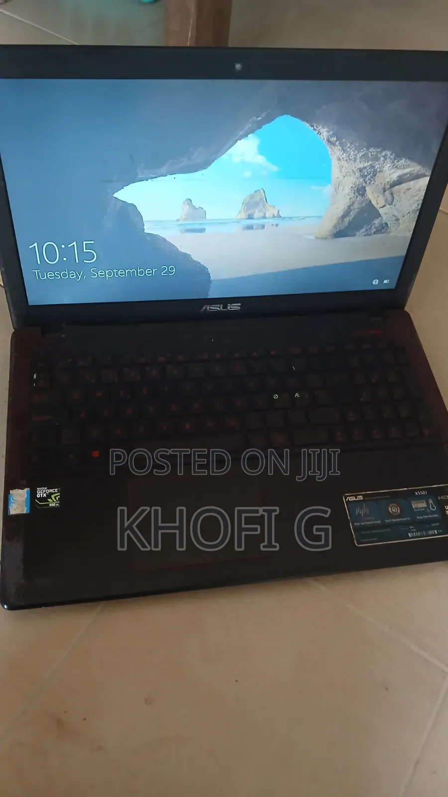 Laptop Asus X550JK 8GB Nvidia SSD 256GB