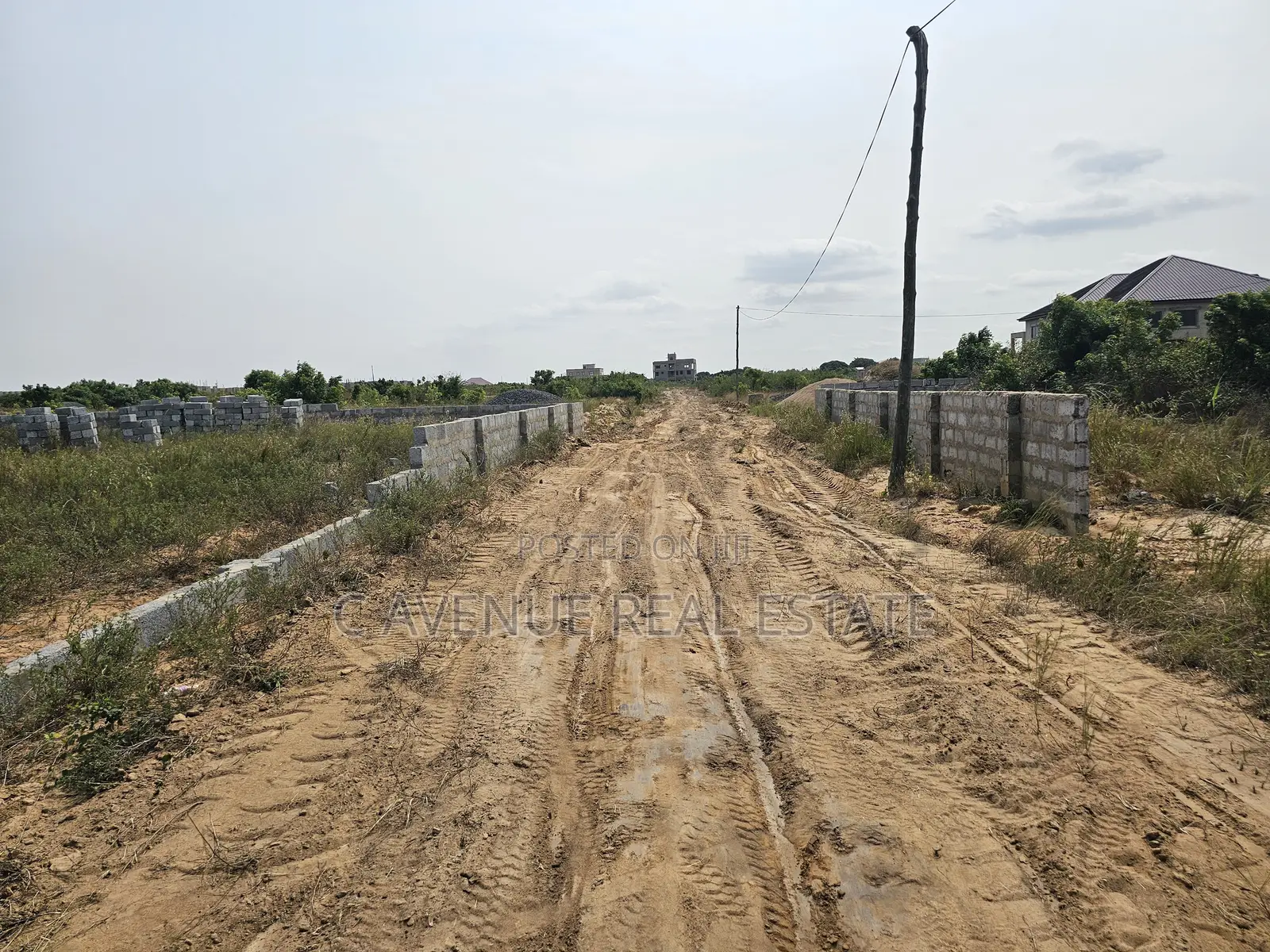 Fully Demarcated 70x100ft Full Plot in Prampram Layout