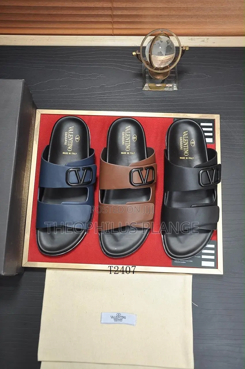 Brown Garavani Valentino Slippers