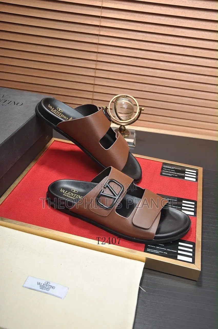 Brown Garavani Valentino Slippers