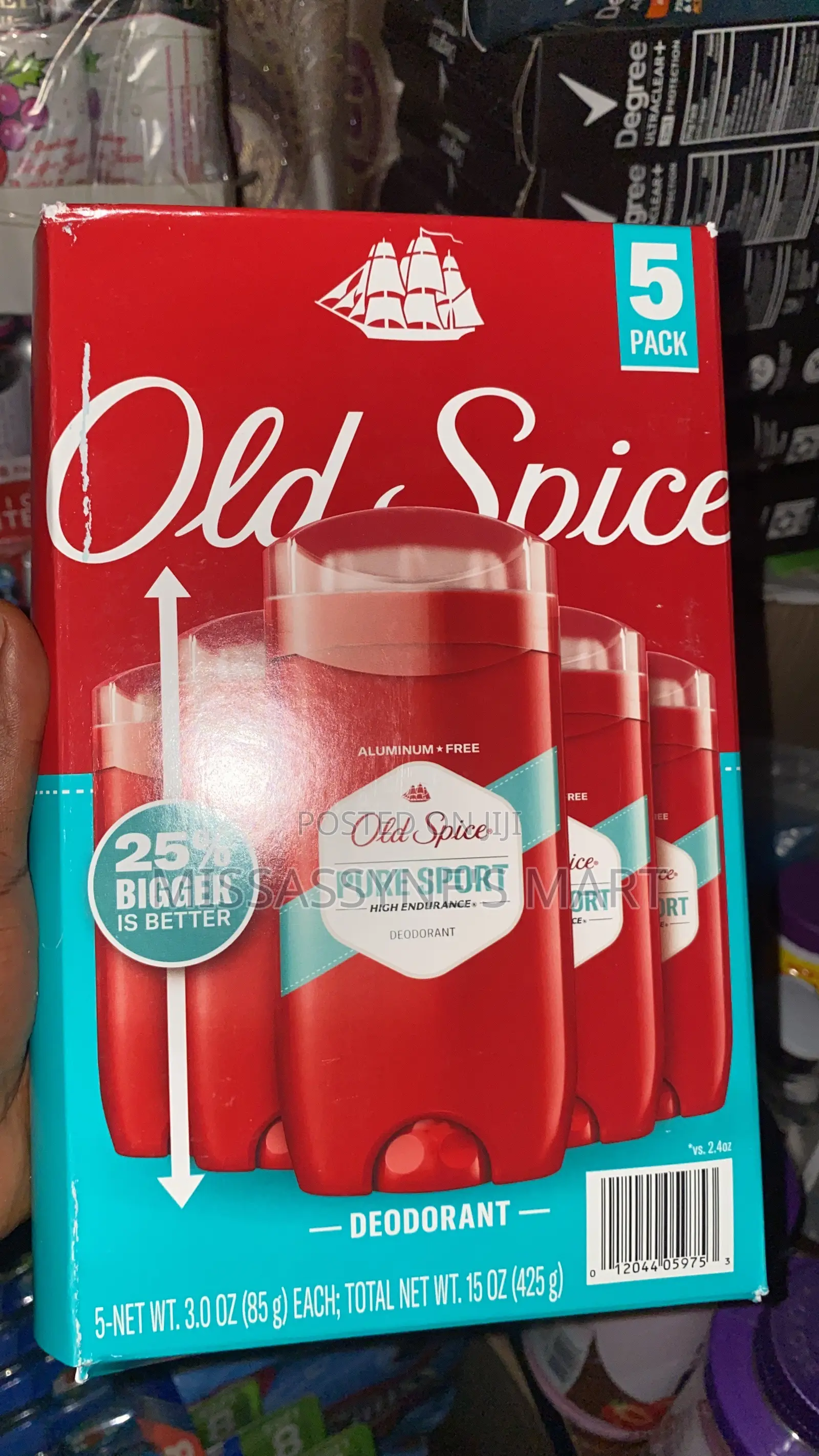 Old Spice Pure Sport Aluminum Free Deodorant