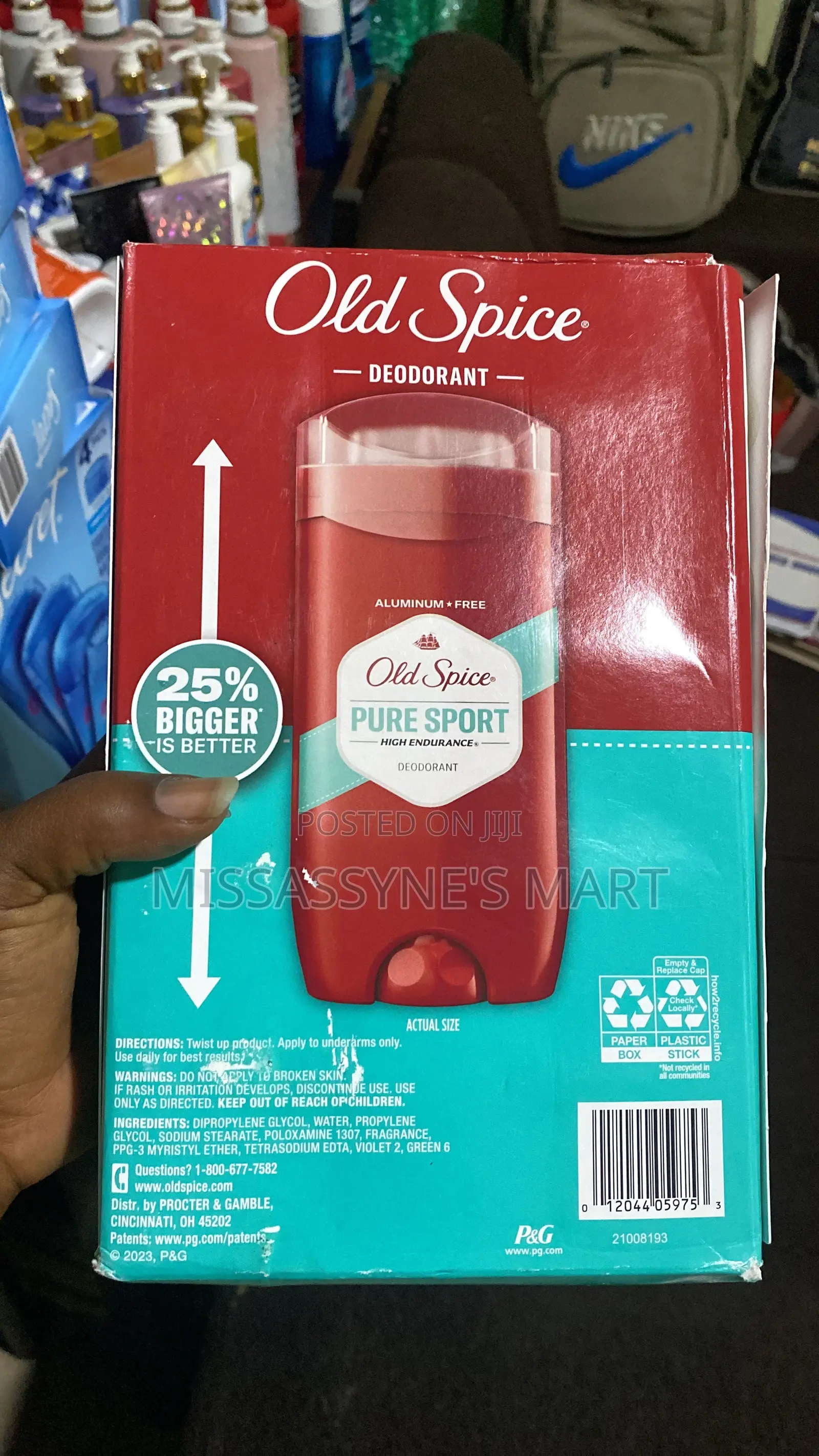 Old Spice Pure Sport Aluminum Free Deodorant