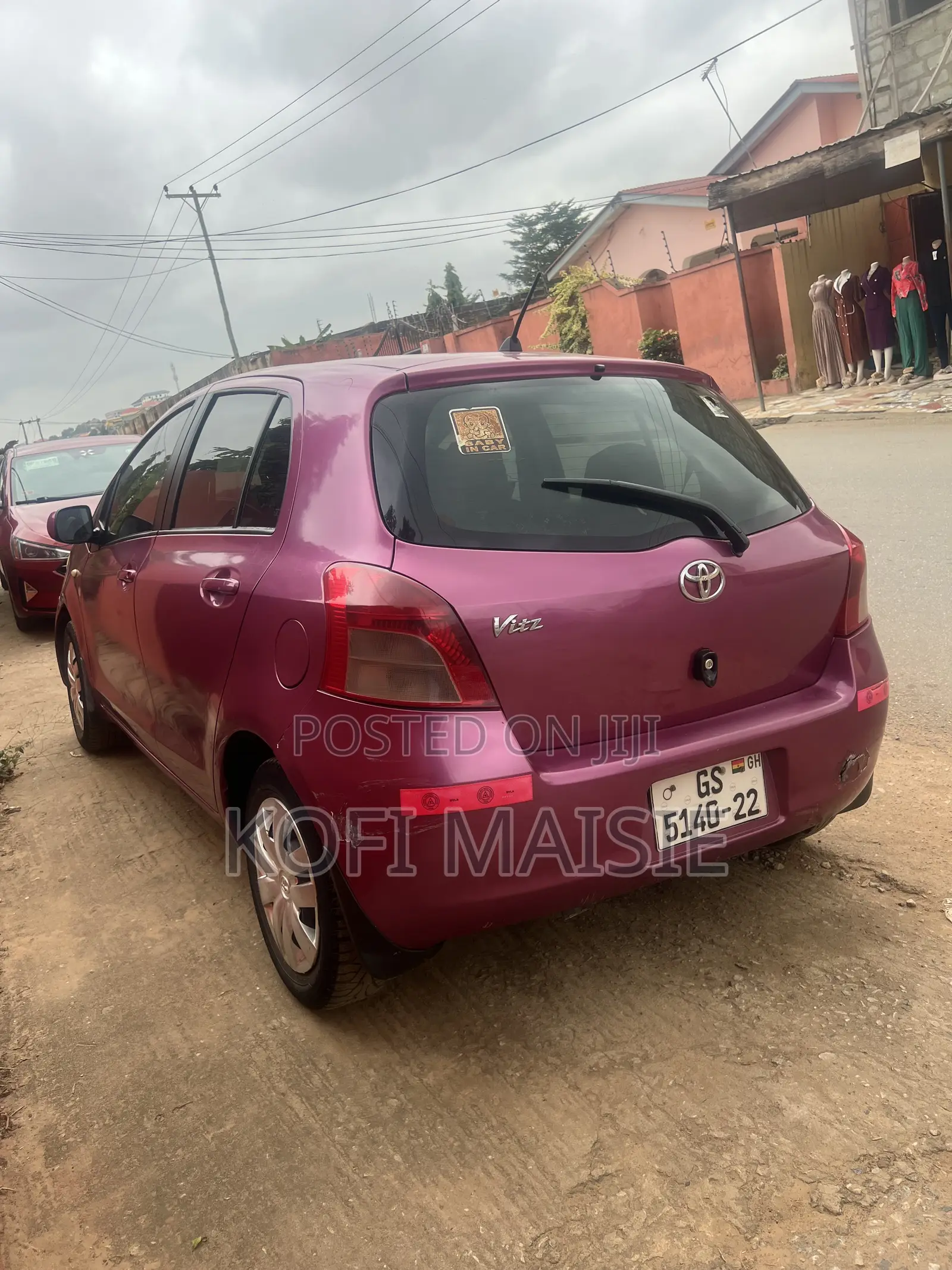 Toyota Vitz 1.0 FWD 3dr 2010 Purple