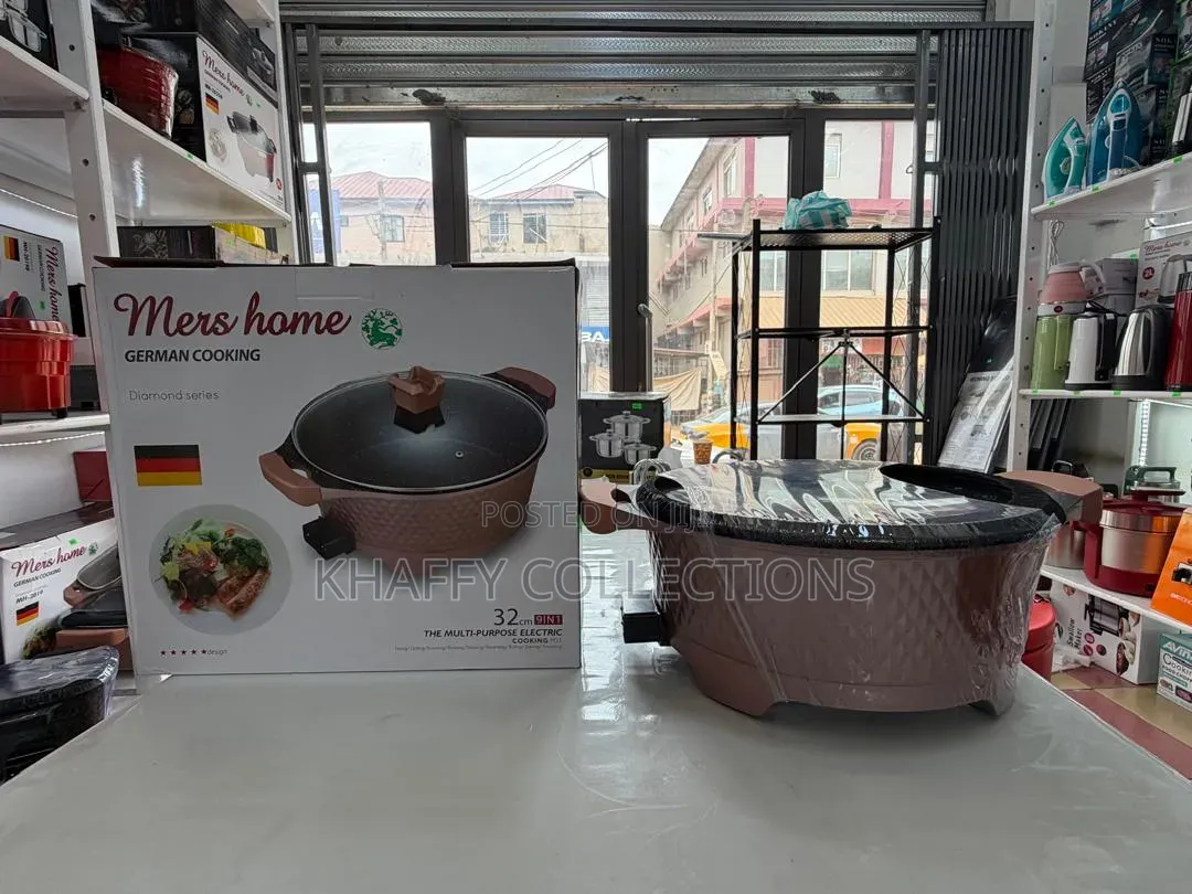 Mers Home 32CM Multi-Purpose Electric Cooking Pot 10L