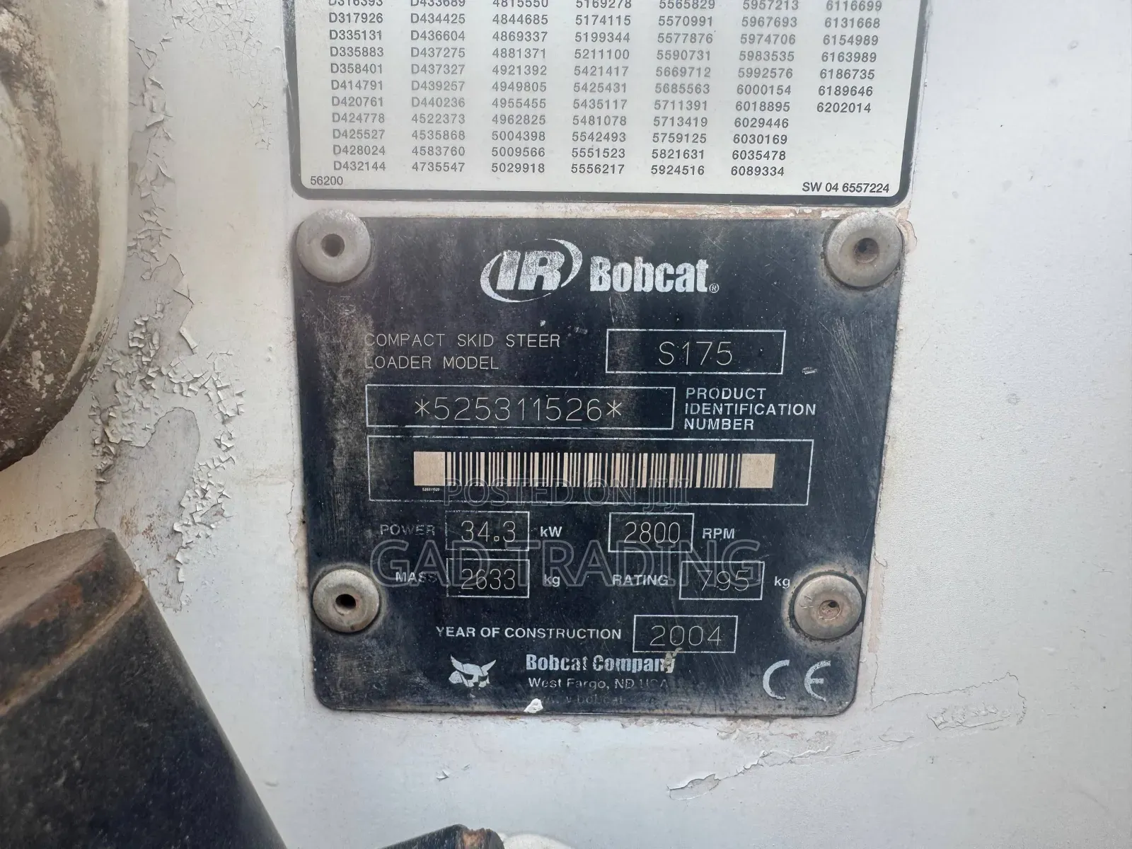 Bobcat for Sale as Is