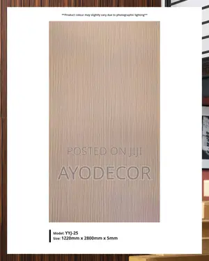 Urkish Bamboo Charcoal Finish Panel 4FT × 9.5FT 8MM