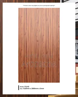 Urkish Bamboo Charcoal Finish Panel 4FT × 9.5FT 8MM