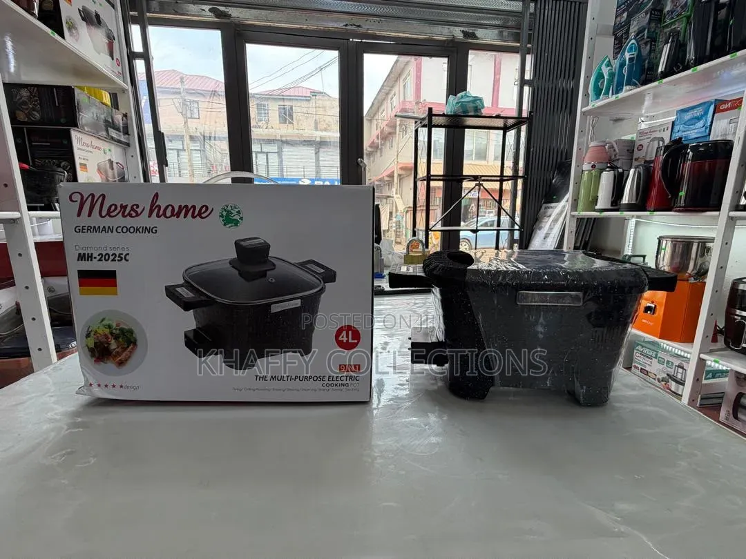 Mers Home 4L Multi-Purpose Electric Cooking Pot MH-2025C - 9in1*