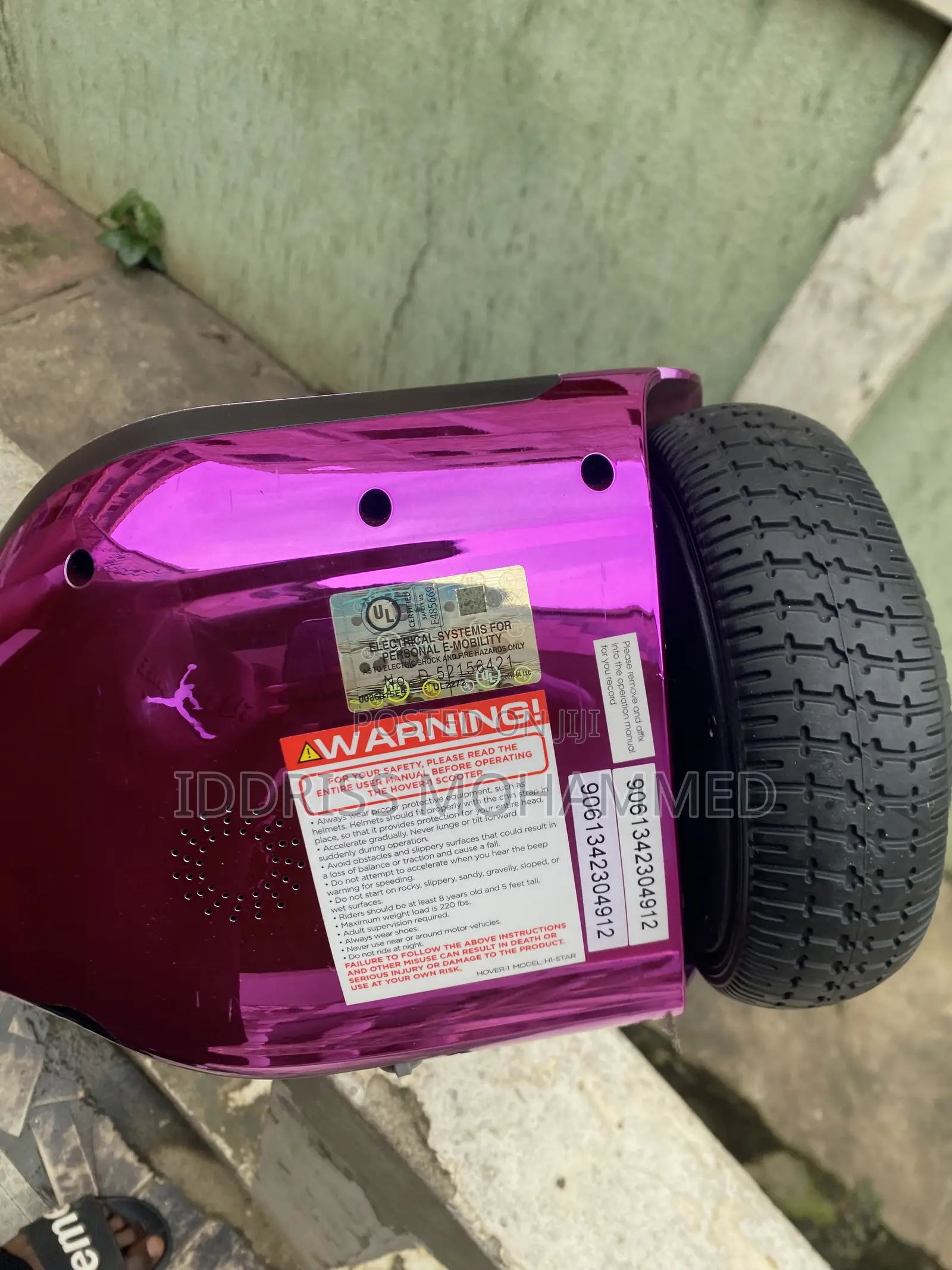Electric Hoverboard Brand New in Box (Chrome Pink)