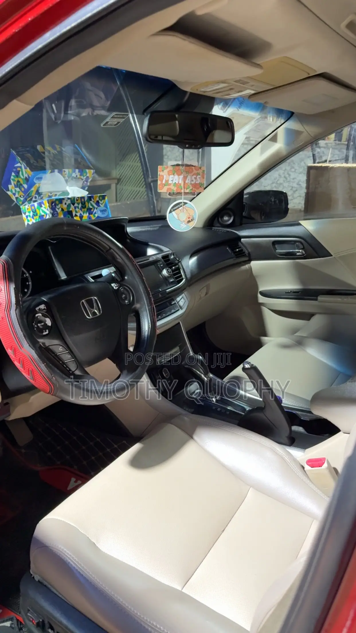 Honda Accord EX-L V-6 2dr Coupe FWD (3.5L 6cyl 6A) 2013 Red
