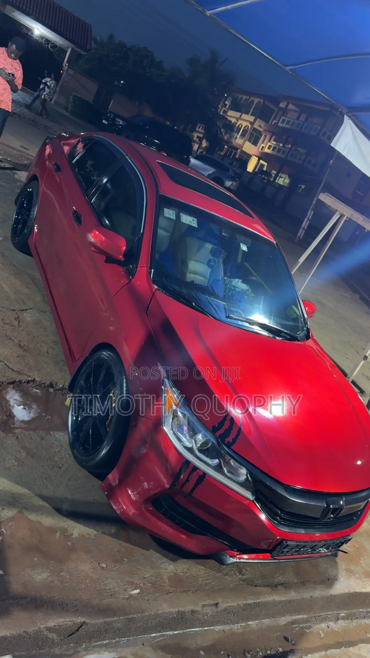 Honda Accord EX-L V-6 2dr Coupe FWD (3.5L 6cyl 6A) 2013 Red