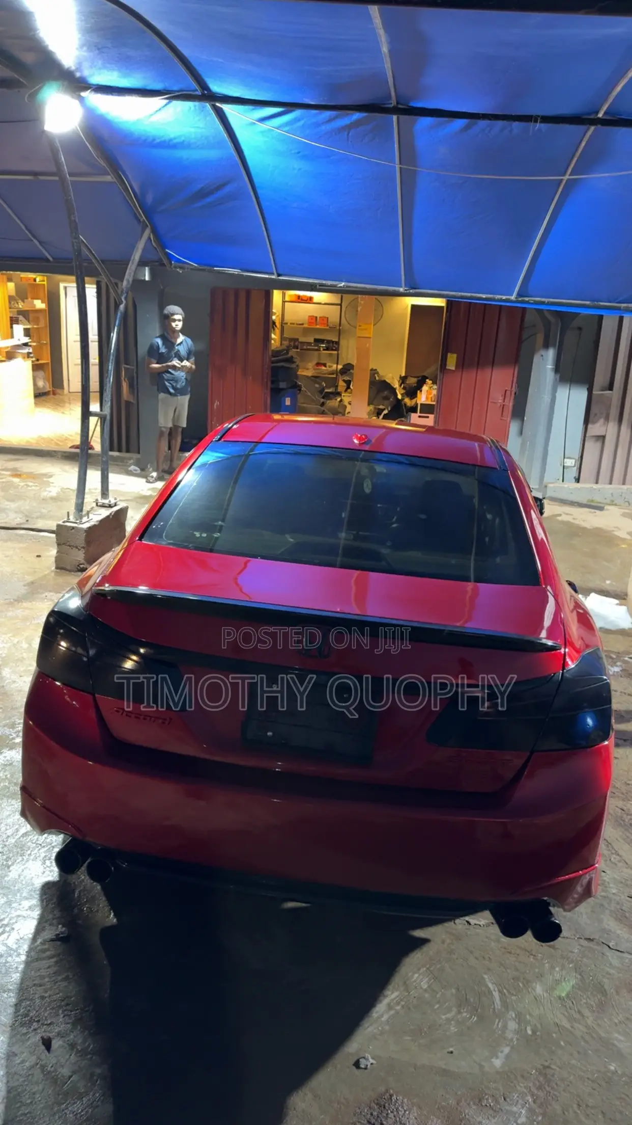 Honda Accord EX-L V-6 2dr Coupe FWD (3.5L 6cyl 6A) 2013 Red