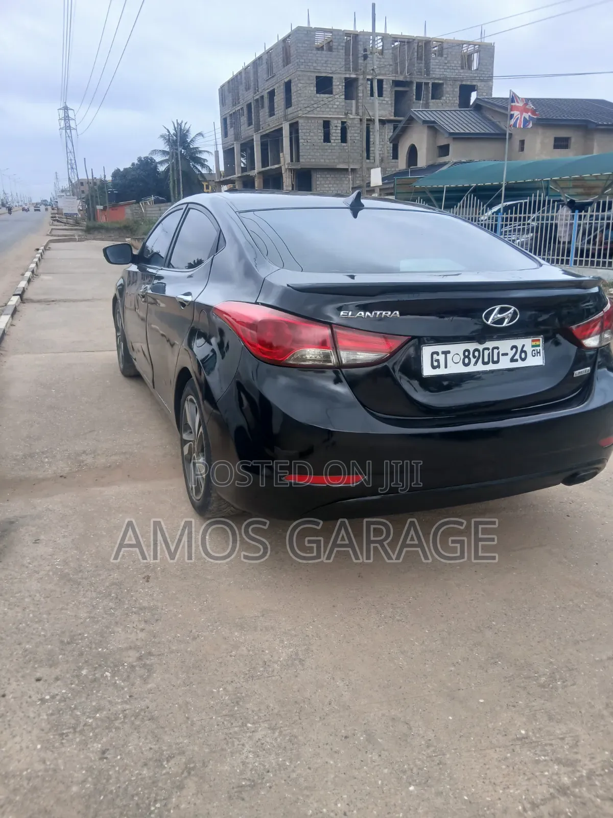Hyundai Elantra Limited 4dr Sedan (1.8L 4cyl 6A) 2014 Black
