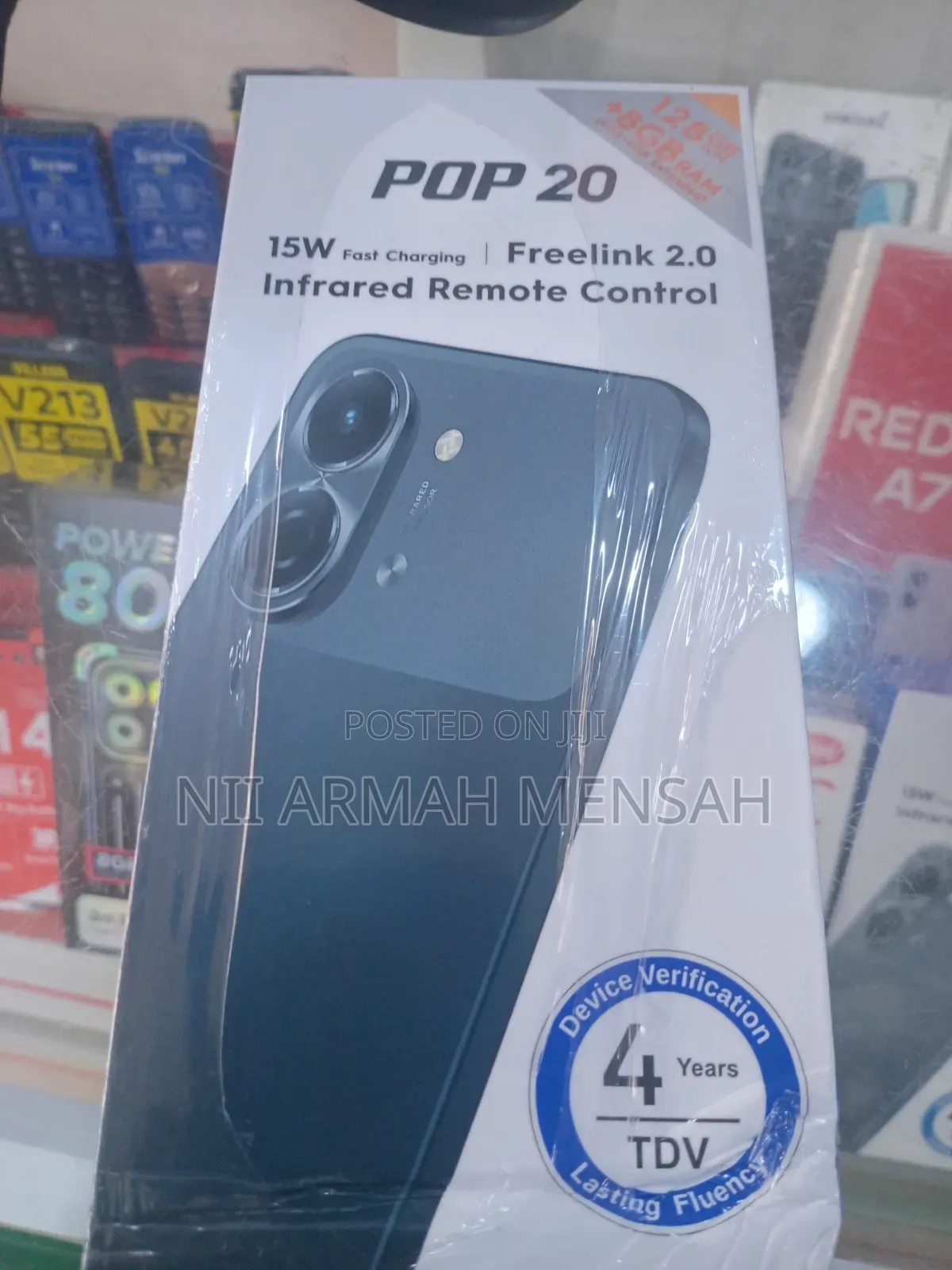 New Tecno Pop 20 128 GB Black