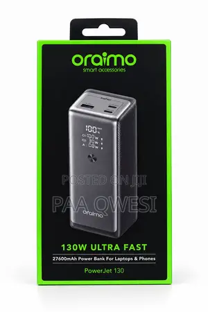 Oraimo 27600mAh PowerJet 130 Fast Charging Power Bank