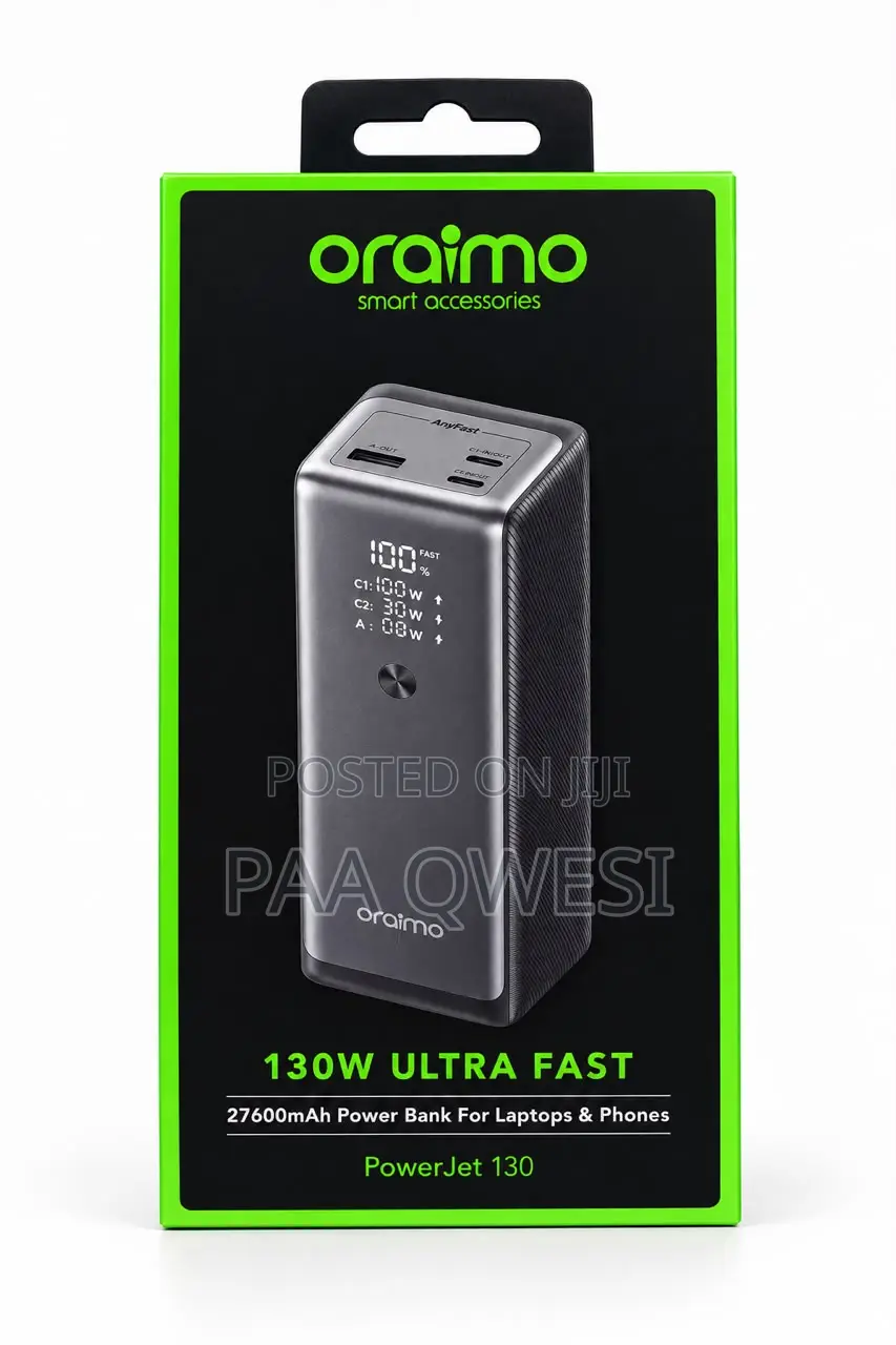 Oraimo 27600mAh PowerJet 130 Fast Charging Power Bank