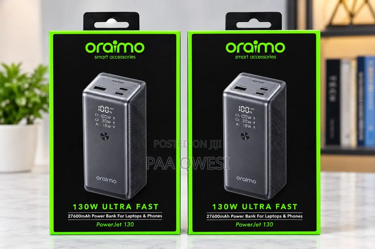 Oraimo PowerJet 130 High Capacity Laptop Power Bank