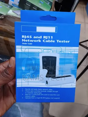 RJ45 and RJ11 Network Cable Tester