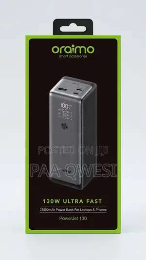 Oraimo PowerJet 130 130W Laptop and Phone Charger