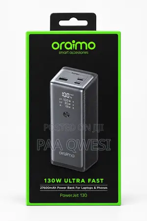 Oraimo PowerJet 130 130W Laptop and Phone Charger