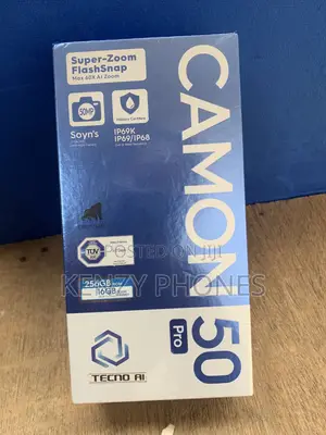New Tecno Camon 50 Pro 256 GB Gray