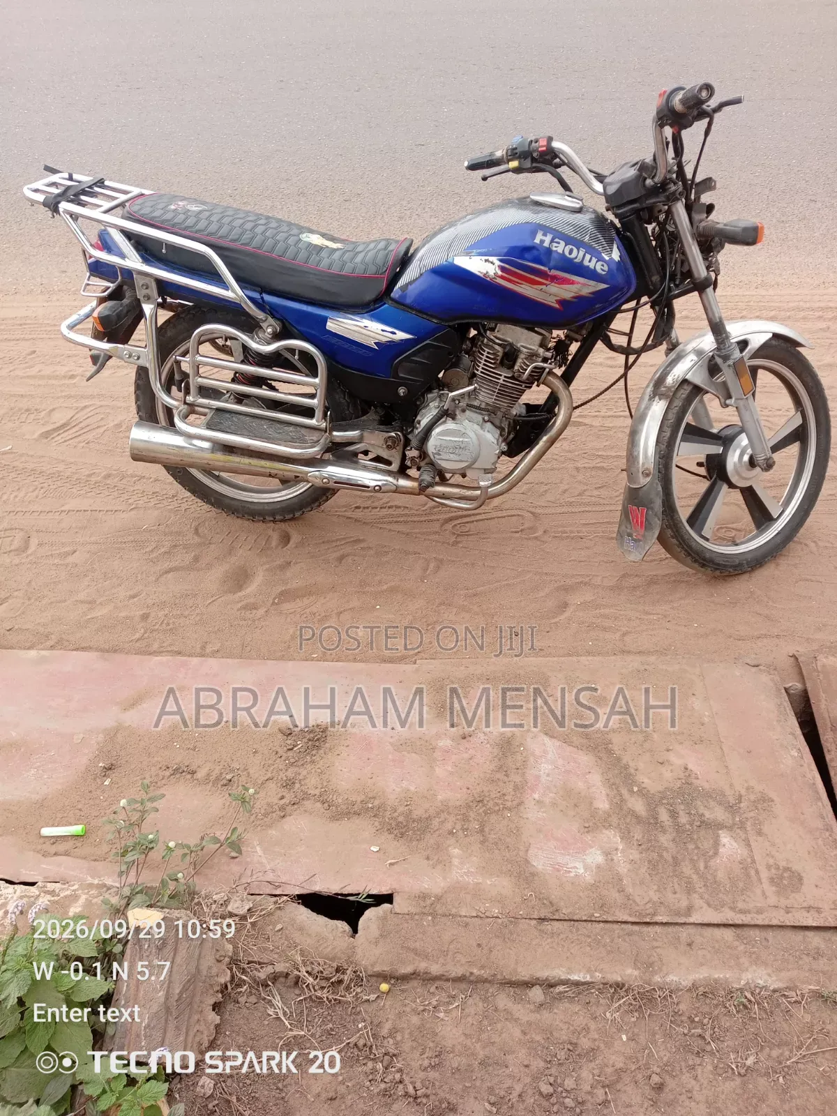 Haojue HJ125-8K 2019 Blue