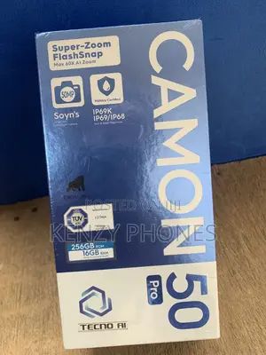 New Tecno Camon 50 Pro 256 GB Gray