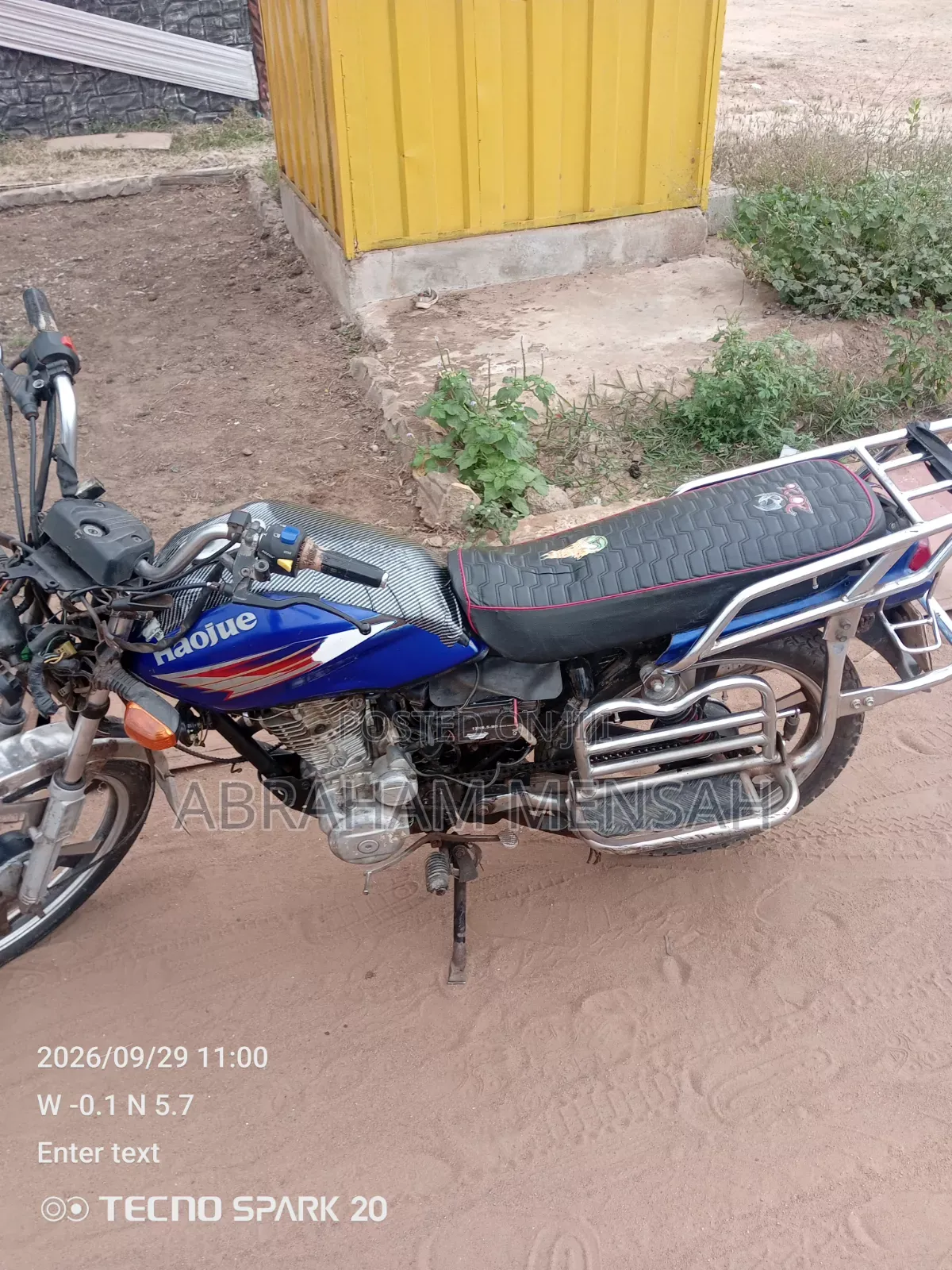 Haojue HJ125-8K 2019 Blue
