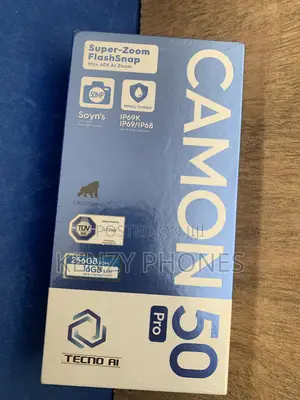 New Tecno Camon 50 Pro 256 GB Gray