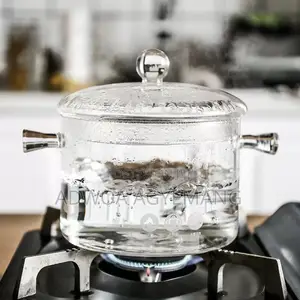 Glass Cooking Pot and Tea Port