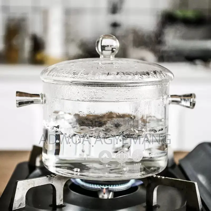 Glass Cooking Pot and Tea Port