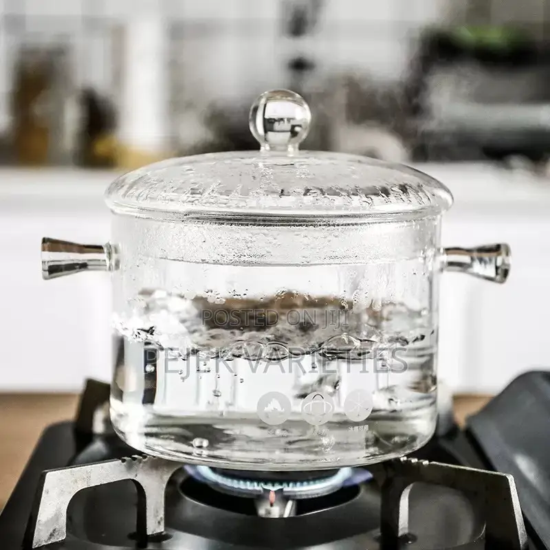 Glass Cooking Pot and Tea Port