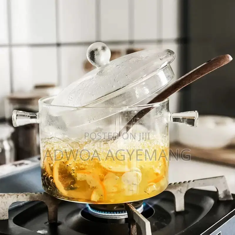 Glass Cooking Pot and Tea Port