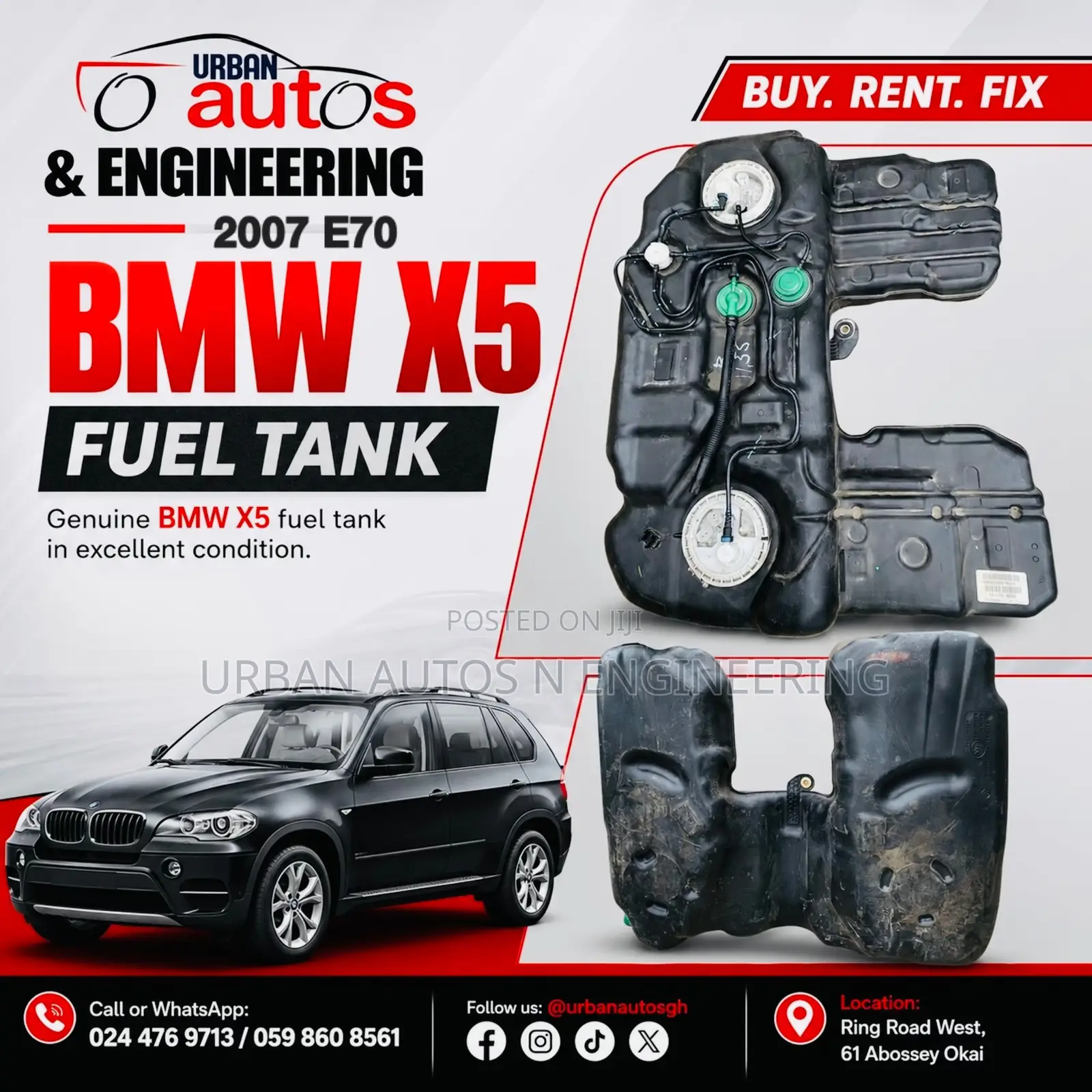 BMW X5 E70 Fuel Tank