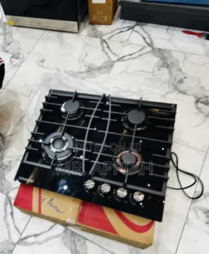 Efficient Kenwood 60cm 4 Gas Hob(Black)Tempered Glass