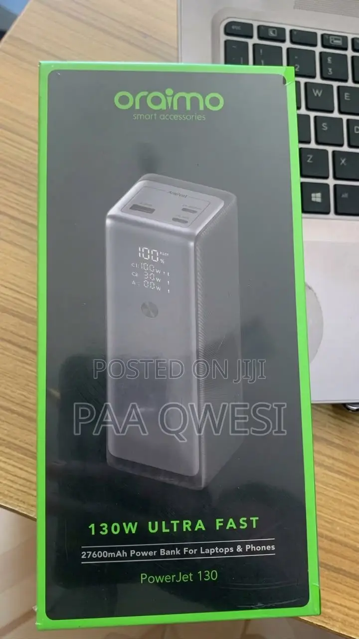 Oraimo PowerJet 130 Ultra Fast 27600mAh Portable Power Bank
