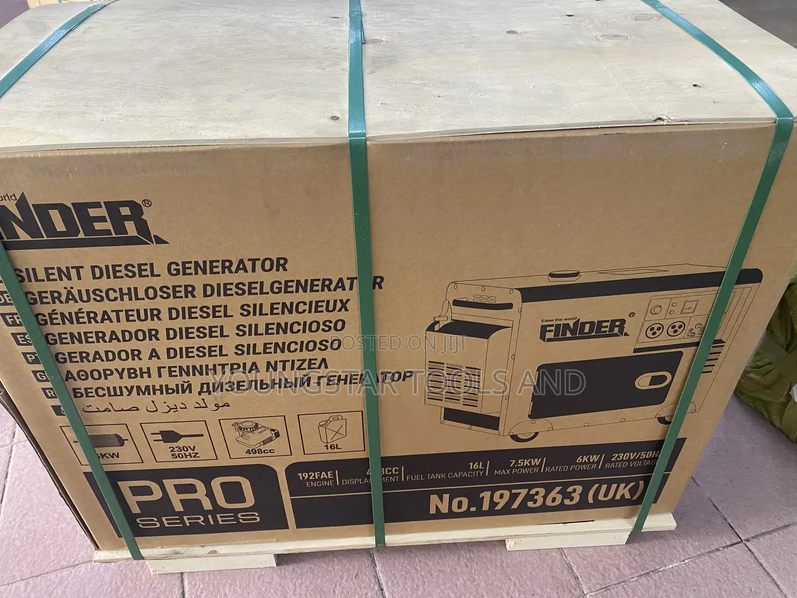 Finder Pro Series 7.5KVA Silent Diesel Generator