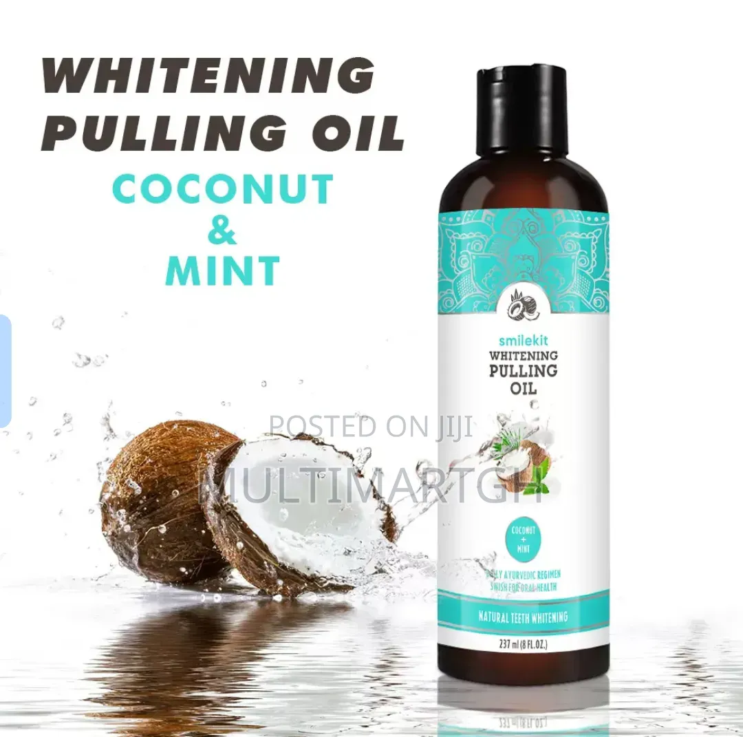 Smilekit Coconut Mint Teeth Whitening Pulling Oil – 237ml