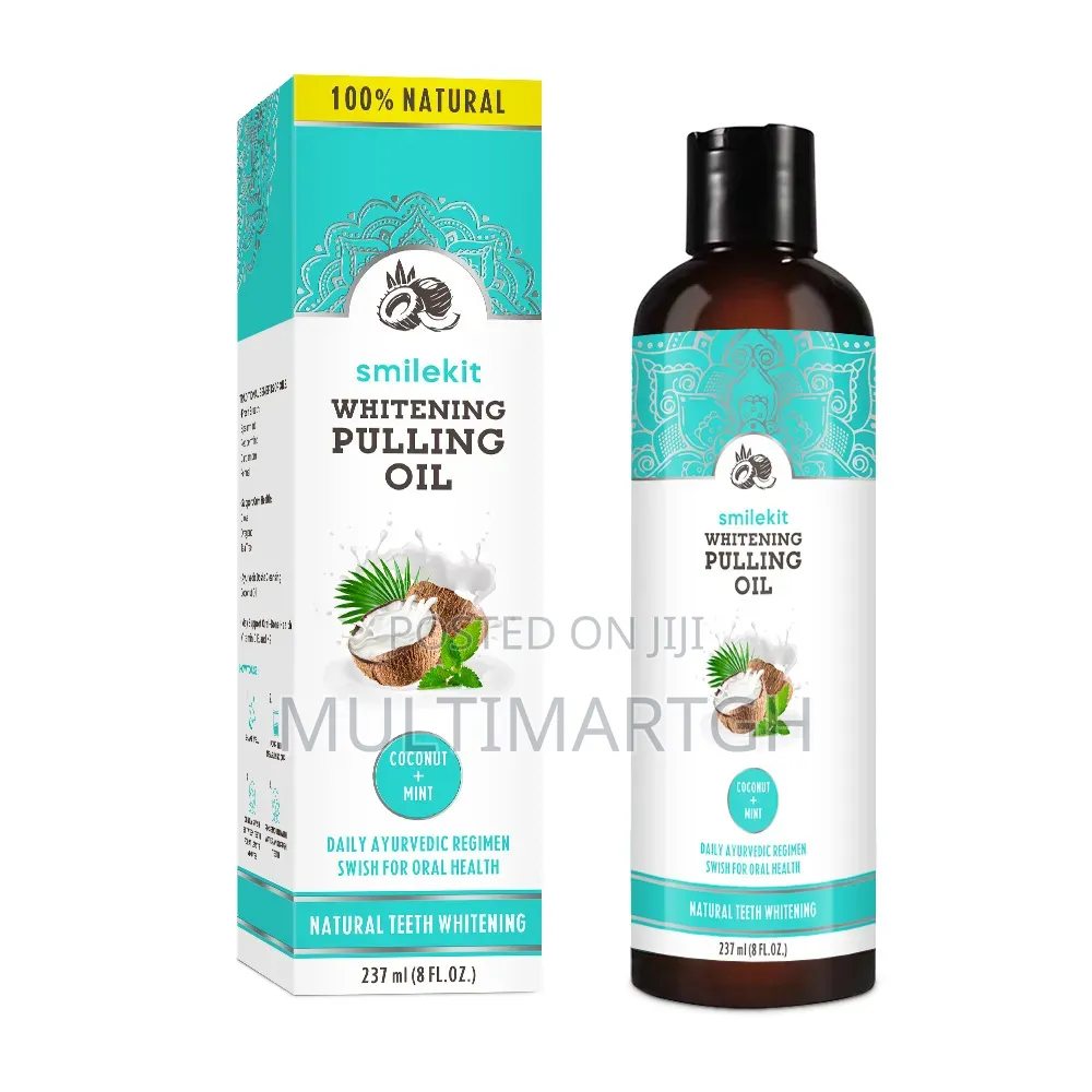 Smilekit Coconut Mint Teeth Whitening Pulling Oil – 237ml