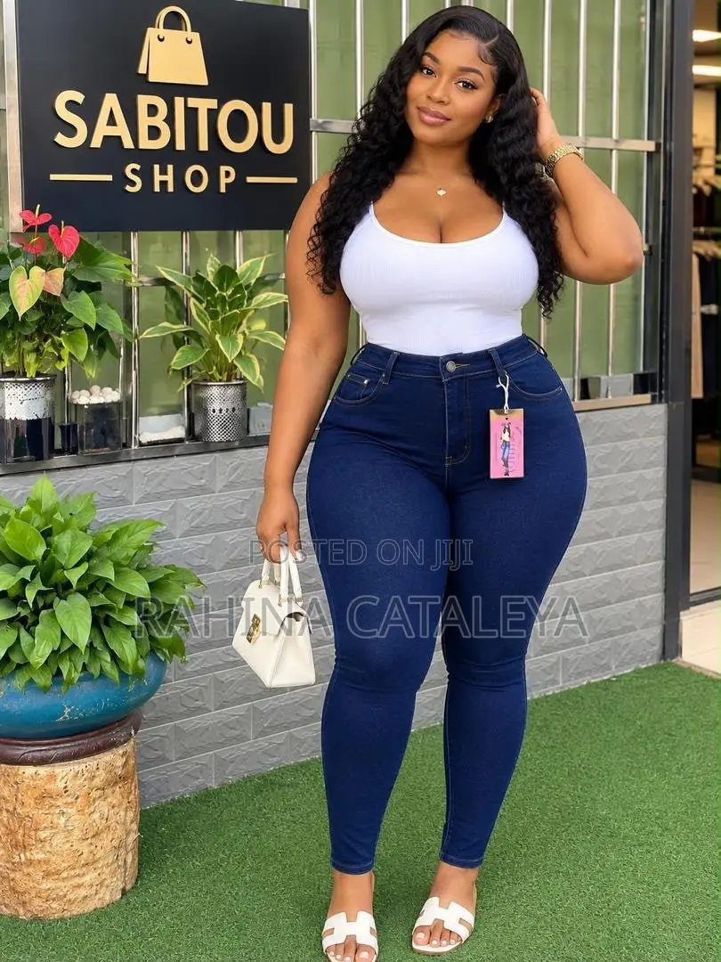 Ladies Long Jeans