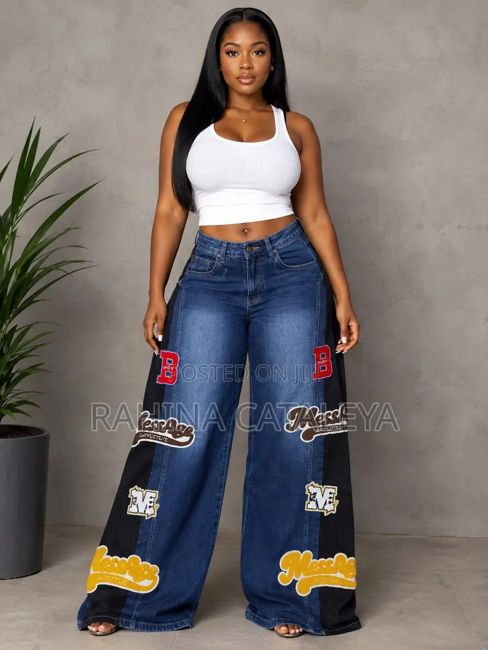 Ladies Long Jeans
