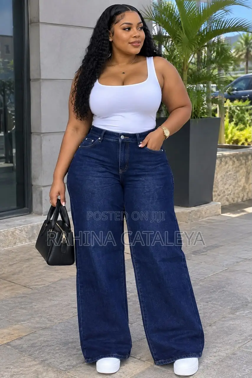 Ladies Long Jeans