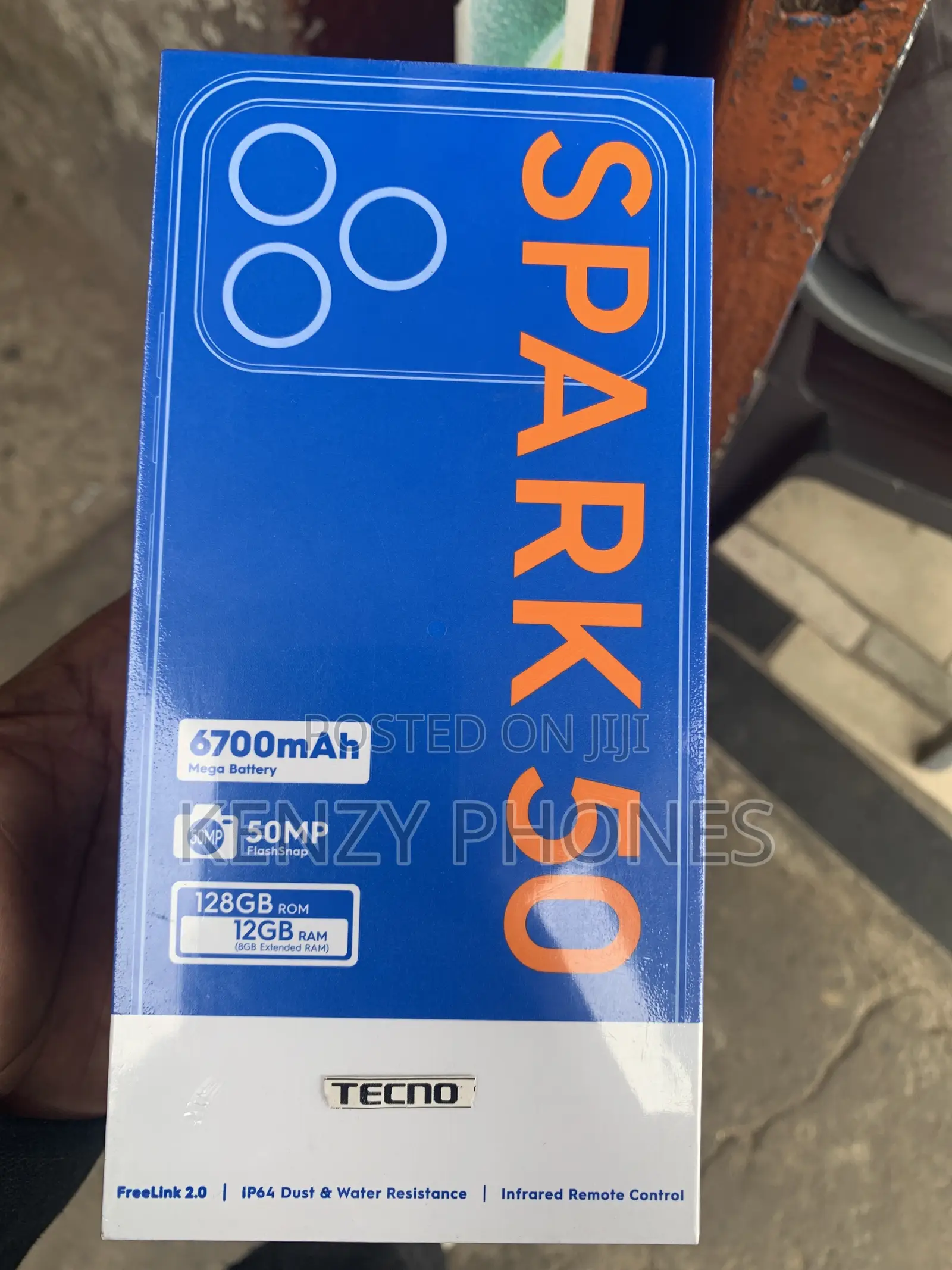 New Tecno Spark 50 128 GB Gray