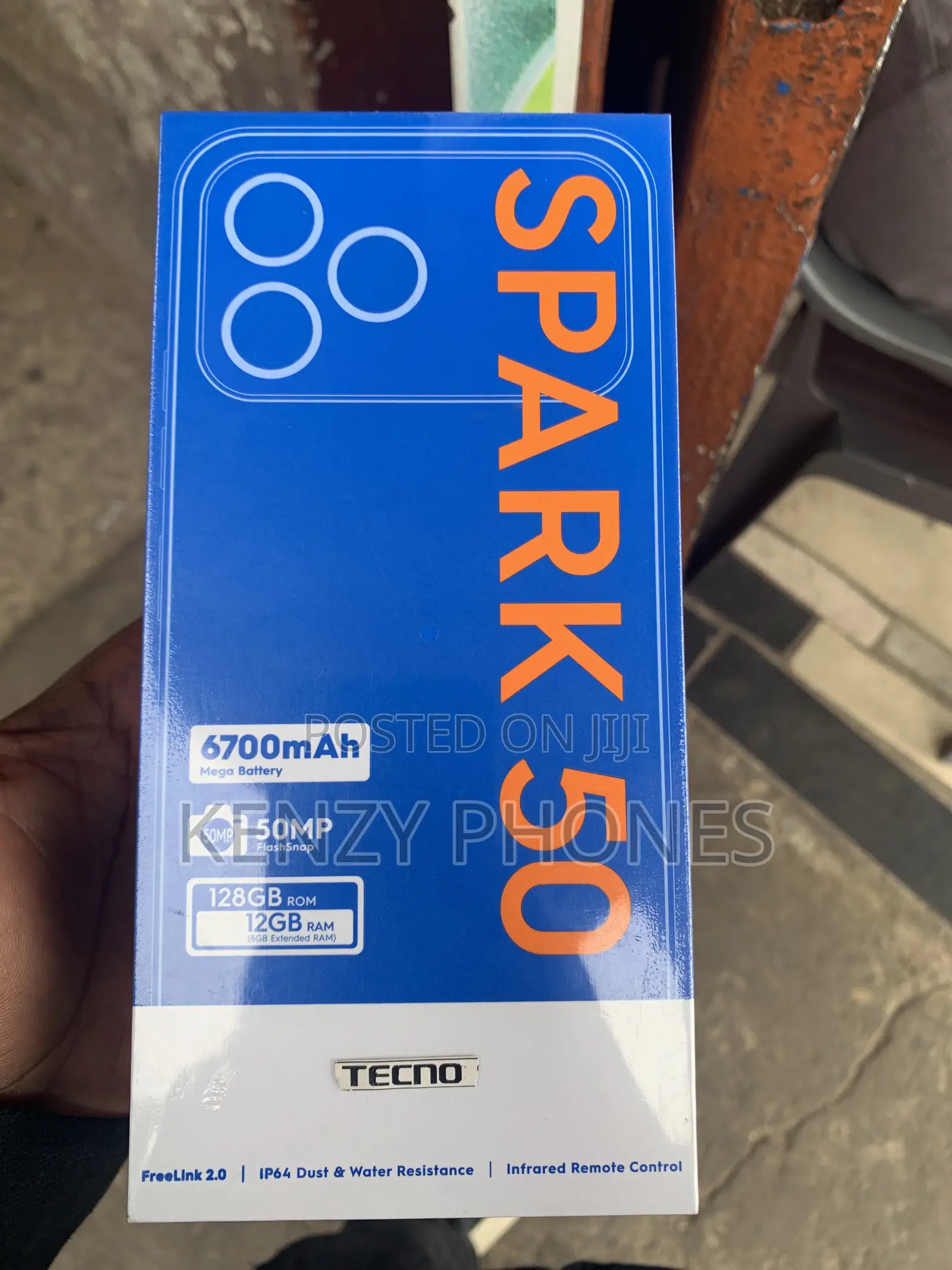 New Tecno Spark 50 128 GB Gray