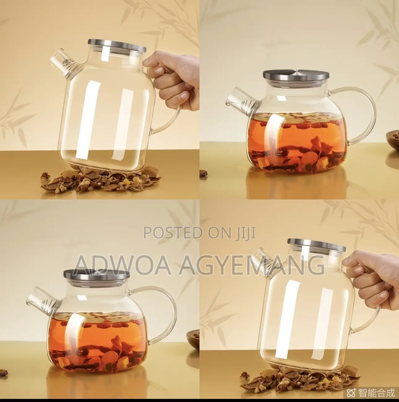 Glass Cooking Pot and Tea Port