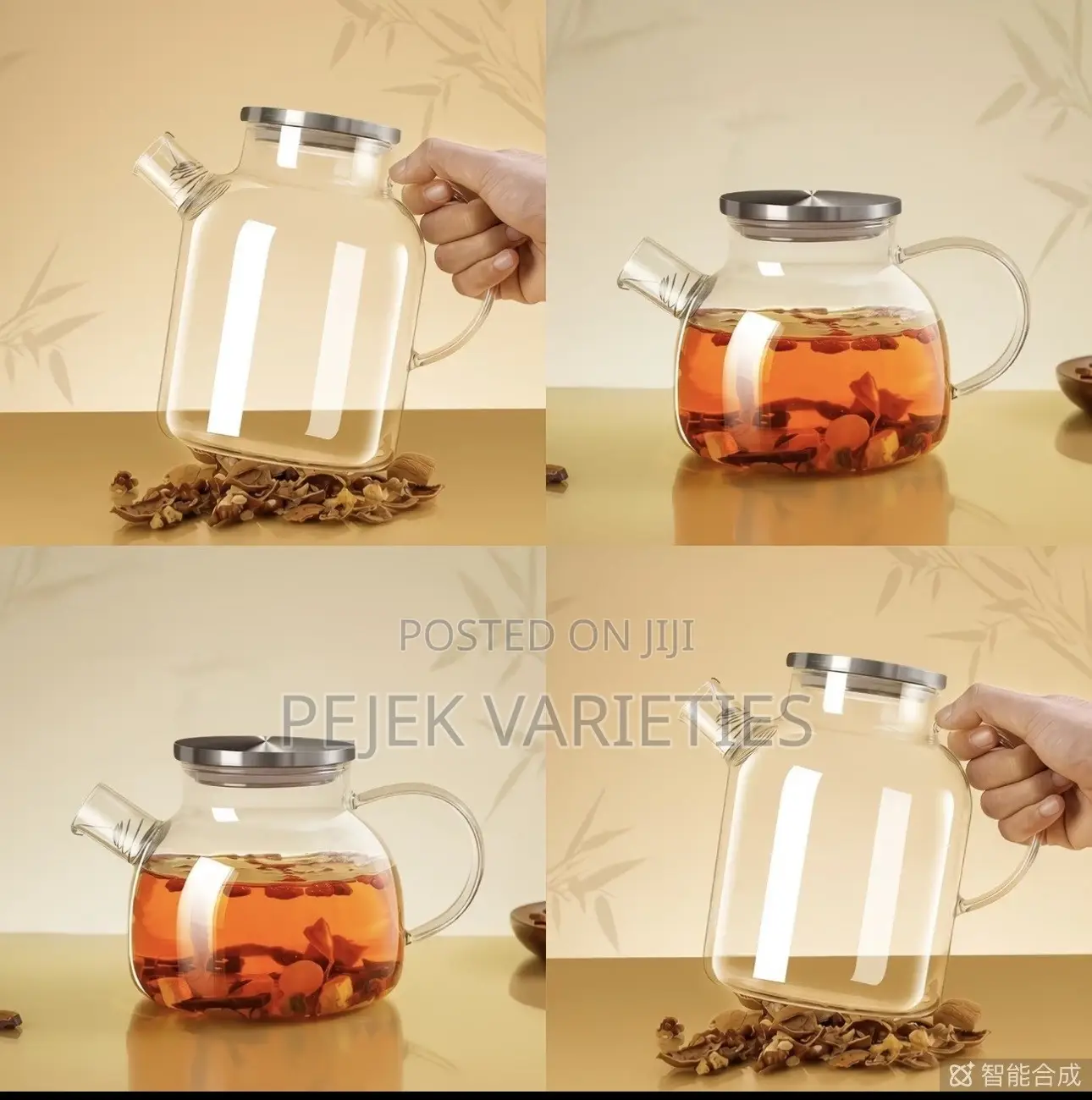 Glass Cooking Pot and Tea Port