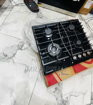 Classic Kenwood 60cm 4 Gas Hob(Black)Tempered Glass