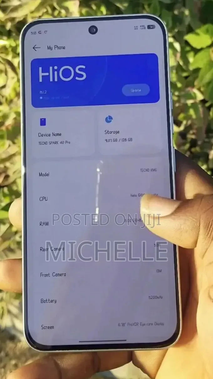 Tecno Spark 40 Pro 128 GB Silver