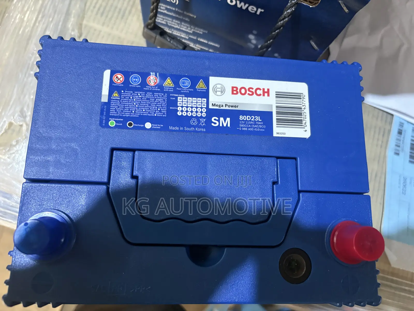 70ah 80d23lmf 15 Plate Bosch Battery